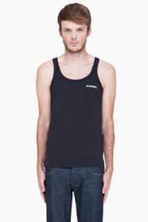 Diesel Black Umtk Johnny Tank Top for men