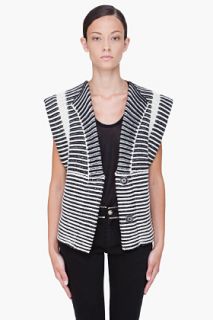 See by Chloé Two Tone Alpaca Blend Vest for women