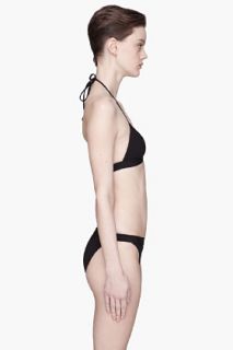 T By Alexander Wang Black Triangle String Bikini Top for women