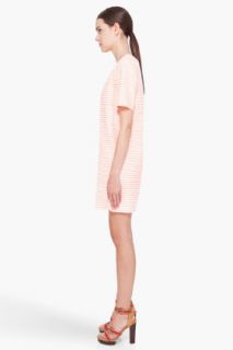 Marc By Marc Jacobs Neon Striped Dia Ticking Dress for women