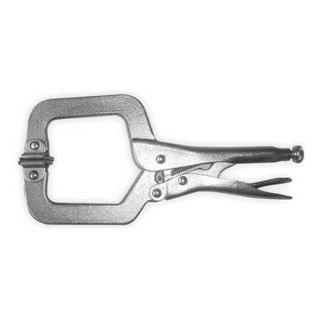 Westward 2FDD2 Locking C Clamp W/Swivel Pad, 11 In