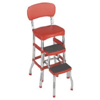Cosco Products 11 120 RED1 RED Retro Step Stool