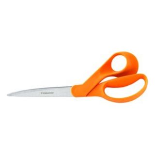 Fiskars 94417297 9 HD Contoured Handle Bent Right Handed Scissors