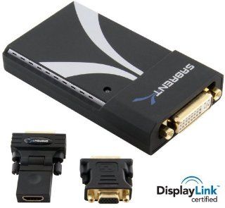 Sabrent UGA 2K 195 USB 2.0 to VGA/DVI/HDMI Adapter for