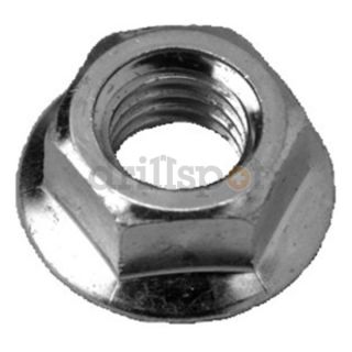 DrillSpot 37345 1/2 13 Zinc Finish Case Hardened Serrated Flange Nut