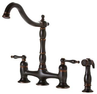 Premier 110702 Charlestown Two Handle Bridge Style Kitchen Faucet with