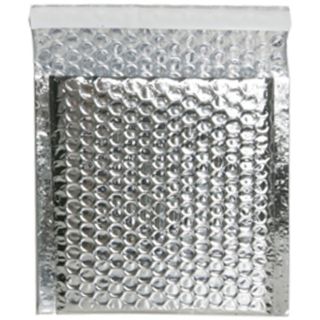 Silver Metallic CD size Bubble Mailers (Pack of 12)