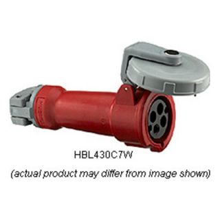 Hubbell Wiring HBL460C9W Service Outlet Connector