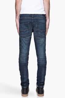 Diesel Indigo Faded Krooley Joggjeans for men