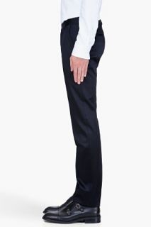 Mugler Black Fancy Dress Trousers for men