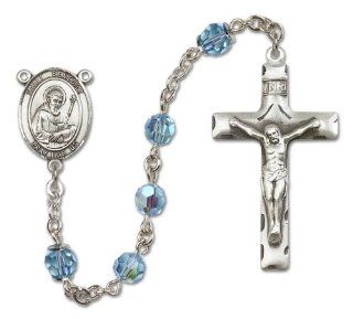 Sterling Silver Saint Benedict Rosary Jewelry