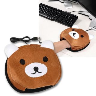 Brown Bear USB Hand Warmer Mouse Pad