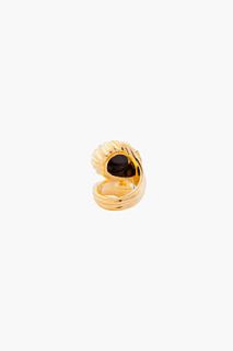 Yves Saint Laurent Blue Treasury Snail Ring for women