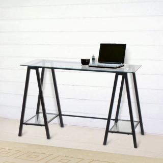 Metal Desks Buy Wood, Glass and Metal Home Office