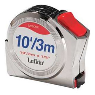 Lufkin 2223CME Measuring Tape, 10 Ft/3M x 1/2 In