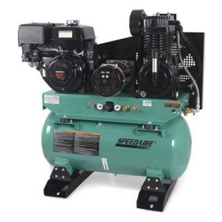 Speedaire 6EWK6 Compressor/Generator, 13HP, 30Gal, 15.7CFM