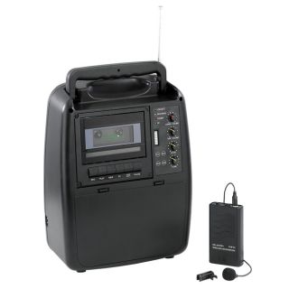 Portable Wireless PA System with Cassette Recorder MSRP $597.00 Sale