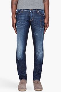 Dsquared2 Indigo Distressed Avatar Jeans for men