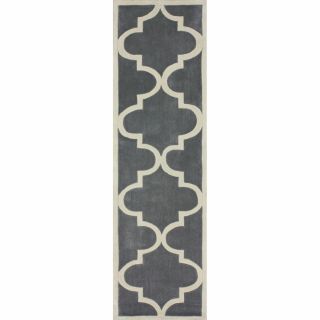 moroccan trellis grey rug 2 8 x 10 runner today $ 134 99 sale $ 121