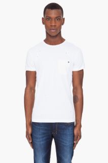 Diesel White Louis T shirt for men