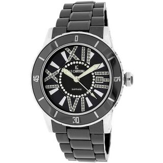 Le Chateau Womens Persida Black Ceramic Watch Today $134.99