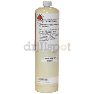 Air Systems BBG 20 Calibration Gas Cylinder, CO, 20ppm, 17L