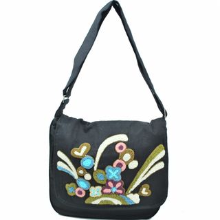 Love Fireworks Embroidered Messenger Purse (Indonesia)