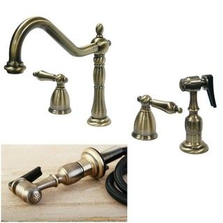 Heritage Vintage Brass Kitchen Faucet