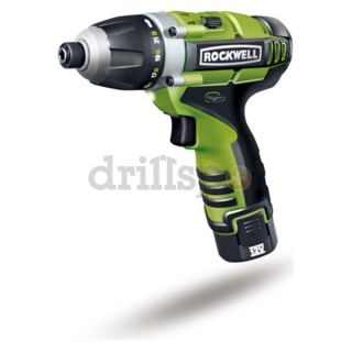Rockwell RK2515K2 12 Volt LithiumTech 3RILL 3 in 1 Cordless Impact Driver Drill Kit