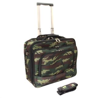 World Traveler Camouflage Rolling 17 inch Laptop Case Today $69.99