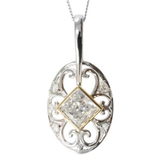 Michael Valitutti Signity 14k Gold Cubic Zirconia Necklace Today $199