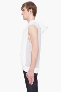 Shades Of Grey By Micah Cohen Raw Hooded Tank Top for men