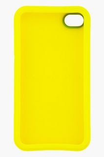 Marc By Marc Jacobs Lemon Yellow Logo Cartridge Iphone 4 Case for men
