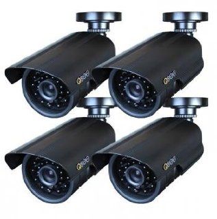 Q See 4 pack Night & Day (480 TVL) Color Weatherproof CCD