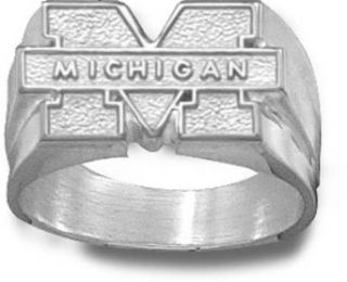 Michigan Wolverines M Michigan Mens Ring Size 10 1/2