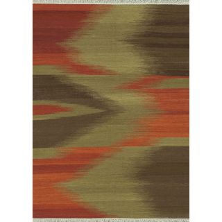 Zahra Hand Woven Red/ Brown Wool Rug (76 x 96) Today $497.99 Sale