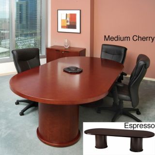Mayline Mira 10 foot Oval Conference Table with Column Base Today $