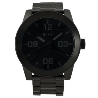 Nixon Mens Corporal SS Black Stainless Steel Analog Watch Today $