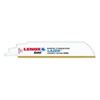 LENOX 21226 6 x 14 TPI Gold Titanium Edge LAZER Recip Saw Blade Be