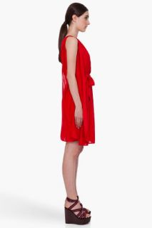 Marc By Marc Jacobs Red Lucinda Jersey Dress for women
