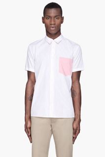 Marc Jacobs Pink Pinstripe Poplin Shirt for men