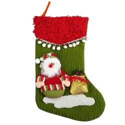 Green/ Red Christmas Stocking