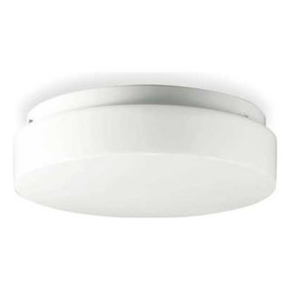 Lumapro 2ZE23 Ceiling Fixture, 22W, Circular, White