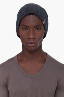 Mackage Charcoal Wool Taz Beanie for men