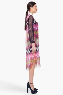 CARVEN Multicolor Silk Shirt Dress for women