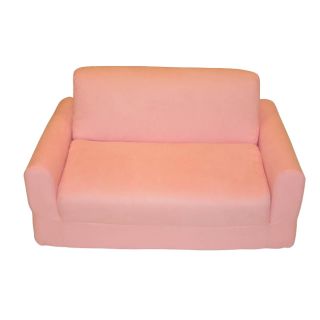 Fun Furnishings Pink Micro Suede Sofa Today $169.99