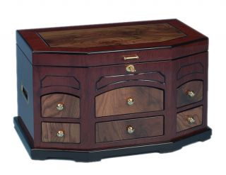 Brown Six drawer Jewelry Box