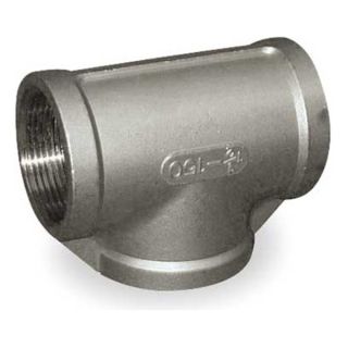 Approved Vendor 2UA34 Tee, 3/4 In, Threaded, 316 SS