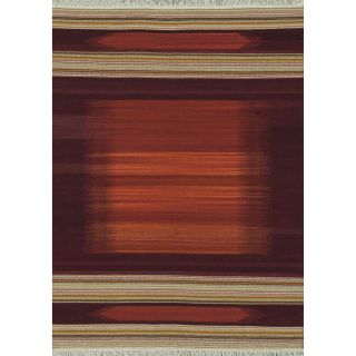 Zahra Hand Woven Red Wool Rug (76 x 96) Today $497.99 Sale $448.19