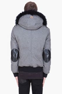 Exclusive Mackage for Heather Grey Federico Jacket for men